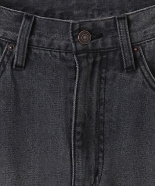 WEGO スプレーペイントストレートデニムパンツ ブラックその他