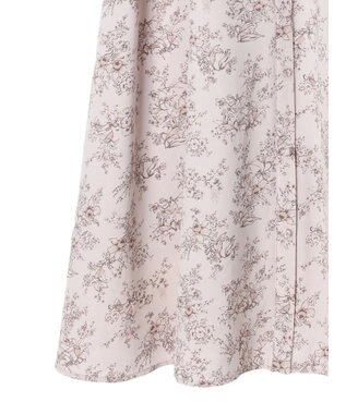 earth music&ecology フラワーフレアワンピース Ivory