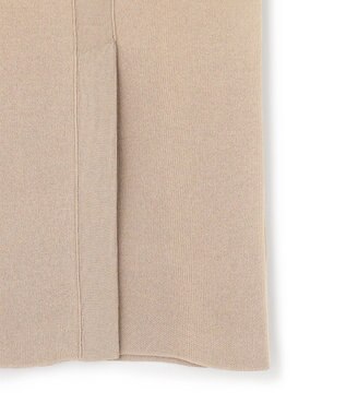 ICB L コットンポリエステルスムース ニットスカート クレイカーキ