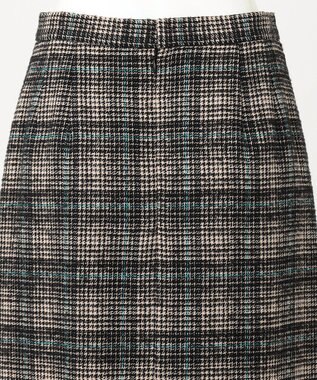 23区 L 【R(アール)】カラーウィンドウペンチェック スカート ベージュxブラック