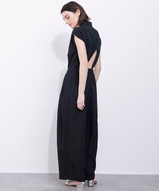 NAVE 【Nave】ヴィスコースリネン ジャンプスーツ ブラック系