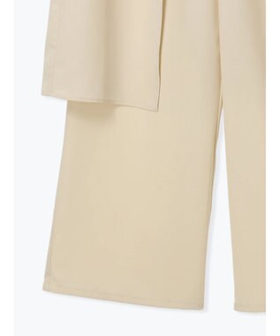 Te chichi ラップスカートレイヤードストレートパンツ《2025Autumn catalog item》 ベージュ