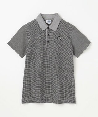 J.PRESS KIDS 【140-170cm】カノコ ライク 半袖ポロシャツ ブラック系