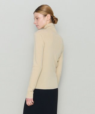 JOSEPH 【洗える】ウールリブ　ハイネックニット Pale Olive