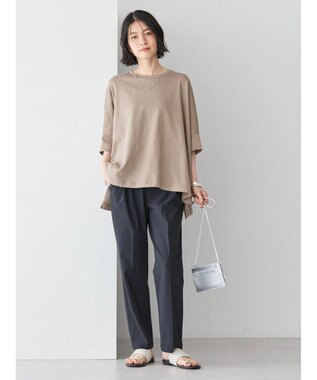 AMERICAN HOLIC 接触冷感ポンチョシルエットポンチプルオーバー Mocha