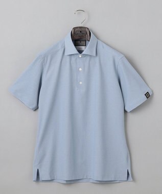 GOTAIRIKU 2年連続売上NO1【仕事で着られる】キレイめ 鹿の子ビズポロシャツ 25年新色/サックスブルー