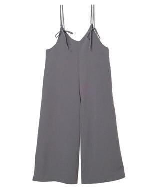 earth music&ecology リボンコンビネゾン Gray