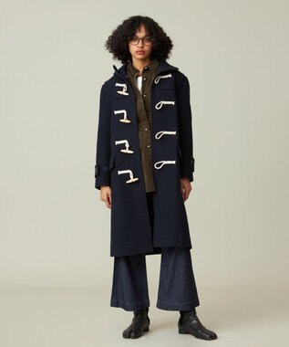 J.PRESS YORK STREET 【UNISEX】メルトンダッフルコート ネイビー系