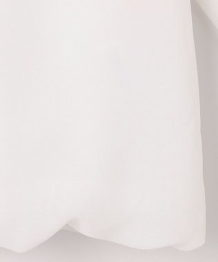 ANY SIS 【洗える】フロントプリーツシフォン ブラウス オフ