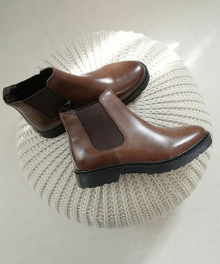 Pointer 本革防滑サイドゴアブーツ ダークブラウン