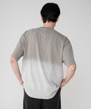WEGO 【ユニセックス着用ITEM/MLサイズ展開】グラデーションワンポイントT（SS） グレーその他