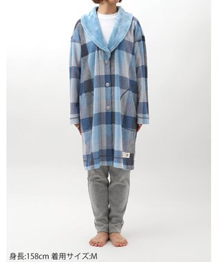 WACOAL ローブ 【AVOCA×ワコール】 長袖 あったか レディース BRW750 /ワコール サックス