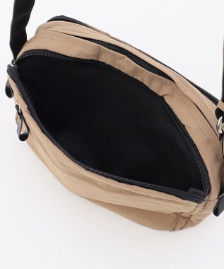 LA BAGAGERIE 【MONICA】フロントポケットショルダーバッグ グレージュ