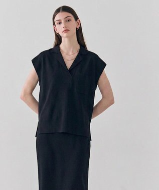 NADIA / ストレッチ スキッパーニット