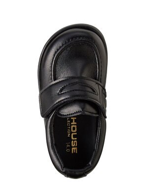 MIKI HOUSE HOT BISCUITS 【ミキハウス】 調節機能付きやわらかローファー風シューズ 黒