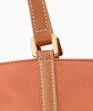 LA BAGAGERIE ひねり金具付きエレガンストート　Mサイズ レンガブラウン