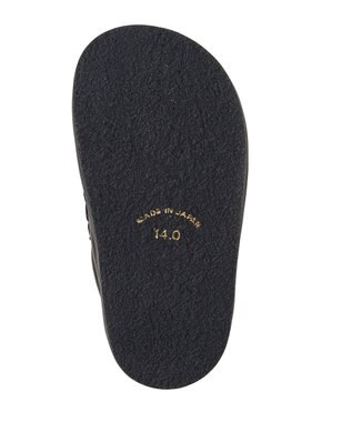 MIKI HOUSE HOT BISCUITS 【ミキハウス】 調節機能付きやわらかローファー風シューズ 黒