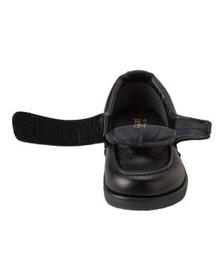 MIKI HOUSE HOT BISCUITS 【ミキハウス】 調節機能付きやわらかローファー風シューズ 黒