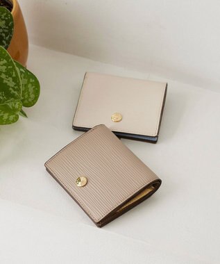 TOPKAPI 【Breath TOPKAPI】RIPPLE リプル 折り財布 グレージュ