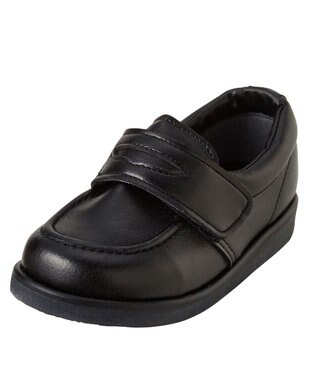 MIKI HOUSE HOT BISCUITS 【ミキハウス】 調節機能付きやわらかローファー風シューズ 黒