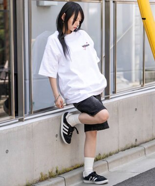 WEGO 【ユニセックス着用ITEM】別注VISIONボックスロゴゴーストスケーターT（SS） ホワイト