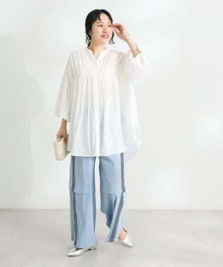 CRAFT STANDARD BOUTIQUE ヴィンテージボイルシャーリングチュニック White