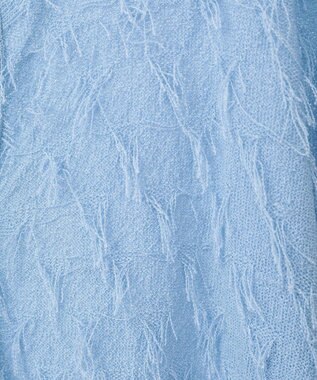 YECCA VECCA 2wayリボンフリンジニットカーディガン Off White