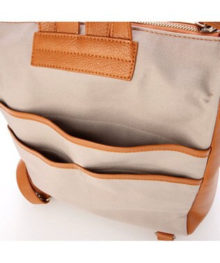 UNBILLION アトランタ ATLANTA / 牛革スクエアリュック キャメル