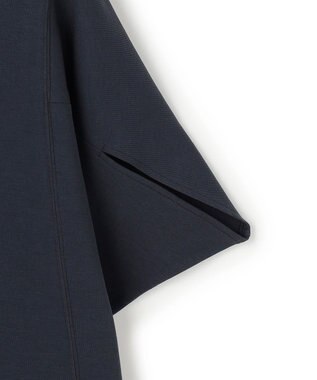 23区 【SLOW/一部店舗限定】ライトダンボール ドロストデザイン カットソー グレイッシュネイビー