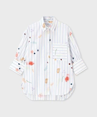 Paul Smith Mark Making プリント ブラウス オフホワイト