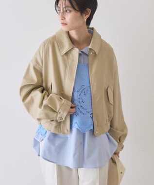 AMERICAN HOLIC 襟付きショート丈ブルゾン