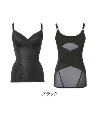 BRADELIS New York 【カヤビューティーラボ】はくだけ簡単!スタイルメイクブラキャミ24  補正 シェイパー ブラック