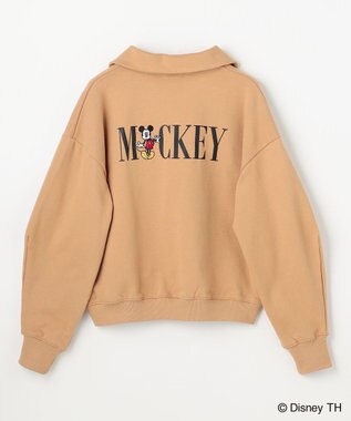 ANY 【ディズニー】ミッキーマウス／レトロスウェット ブラウン