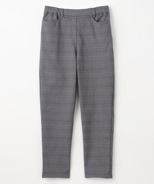 ANY 【ストレッチ/ガードル効果/裏起毛/ウエストゴム】大人の7daysウォームタッチパンツ チェック