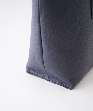 MIYABIYA セカンドエフォート シュリンクレザートートバッグ ネイビー