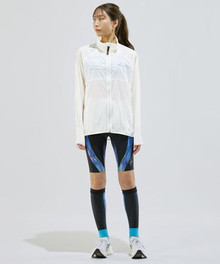 CW-X 【UNISEX】 CW-X ウインドブレーカー 上下開きファスナー スポーツウェア 長袖 ハイネック ユニセックス DWR599 /ワコール ホワイト