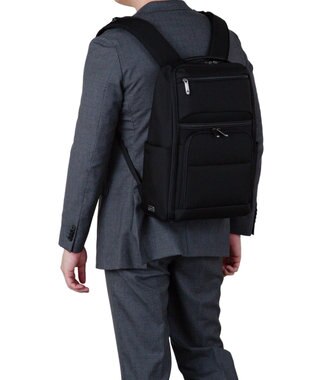 ACE BAGS & LUGGAGE ace. デヴェル ビジネスリュック B4サイズ 15.6インチPC収納 18L 20261 エース ブラック×ネイビー