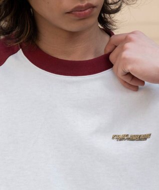 WEGO 【ユニセックス着用ITEM】ラグラングラフィックBIG　T（SS） ワイン