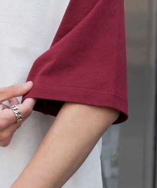 WEGO 【ユニセックス着用ITEM】ラグラングラフィックBIG　T（SS） ワイン