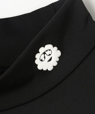 PW CIRCULUS 【吸水速乾 /  UV遮蔽率99.9% UVカット / ストレッチ】【MEN】アニマルグラフィックロングスリーブモックT  ゴルフ ブラック系