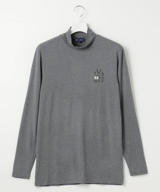 23区GOLF 定番あたたかインナー【MEN】エニワイズ無地 カットソー ライトグレー系