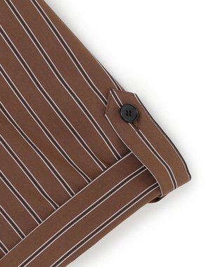 uncrave ブロードクロス オールインワン ブラウンストライプ