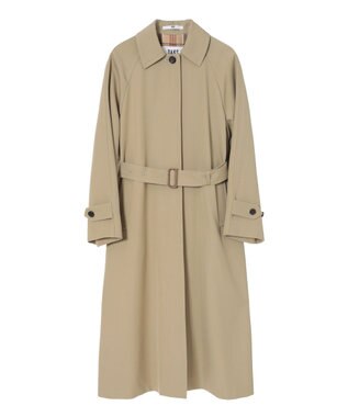DAKS タータンチェックライニング ドルマンコート ベージュ