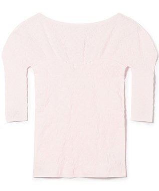 Chacott キシリトールボートネックニットトップ