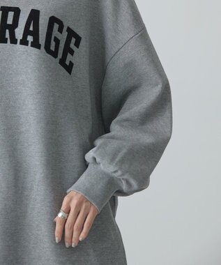 AMERICAN HOLIC ＣＯＹＲＡＧＥフロッキーロングスウェット3 Gray Mixture