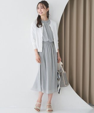 ANY SIS S 【接触冷感 / UVケア】ベーシッククールタッチ カーディガン オフ