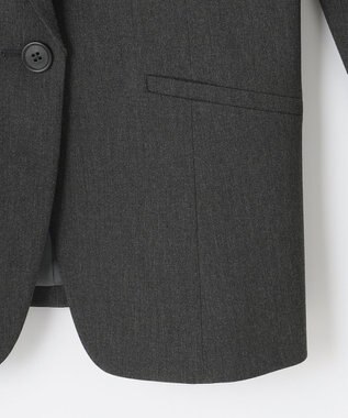 J.PRESS LADIES L 【洗える】アルガンシルク テーラード ジャケット グレー系