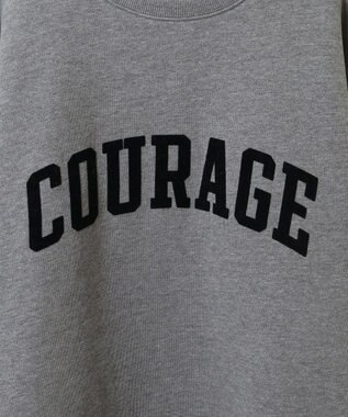 AMERICAN HOLIC ＣＯＹＲＡＧＥフロッキーロングスウェット3 Gray Mixture