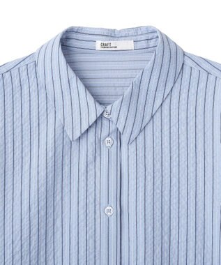 CRAFT STANDARD BOUTIQUE 2点セット / レイヤードデザインシャツ Stripe Sax