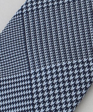 GOTAIRIKU GOTAIRIKU別注【日本製】シルク ネクタイ_チェック柄 サックスブルー系8